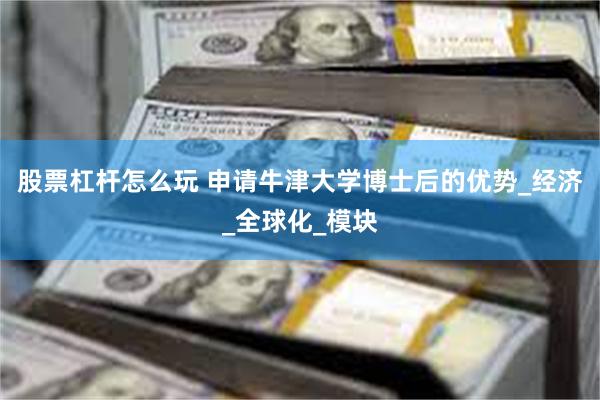 股票杠杆怎么玩 申请牛津大学博士后的优势_经济_全球化_模块